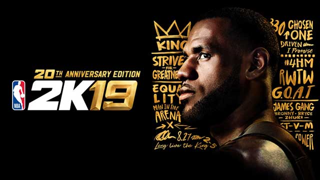 NBA 2k19 20th Anniversary Edition