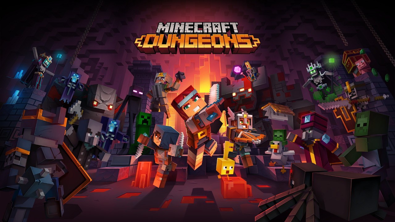 Minecraft Dungeons poster