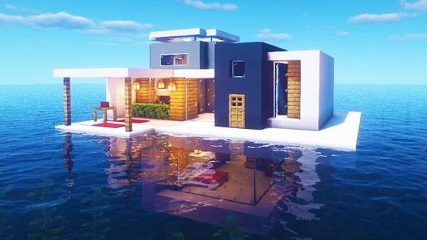 underwater modern house