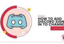 add discord sign in to channel