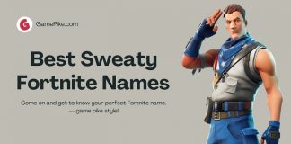 best sweaty fortnite names