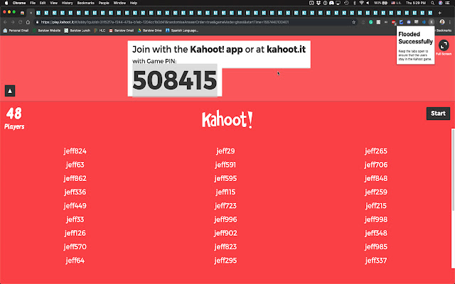 kahoot flooder