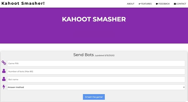 kahoot smasher