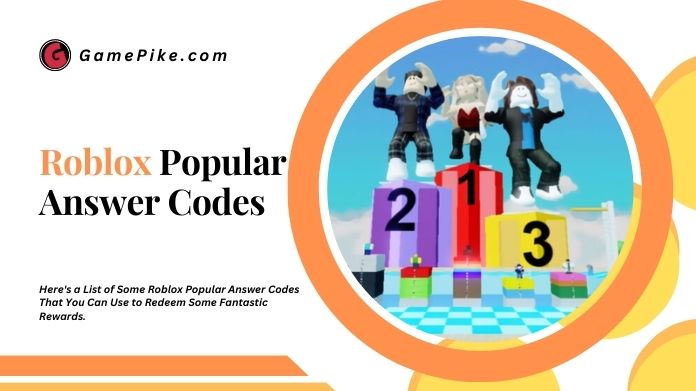 roblox popular answer codes
