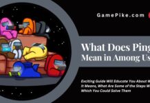 what does ping mean in among us