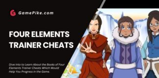 four elements trainer cheats