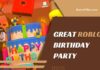 roblox birthday party