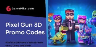 pixel gun 3d promo codes