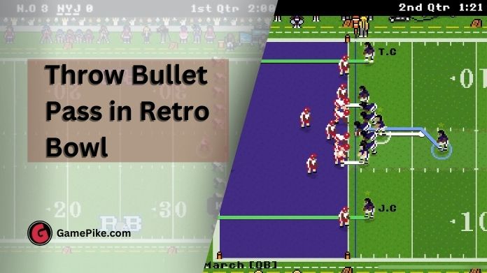 how to throw bullet pass in retro bowl