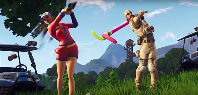 Golf balls in Fortnite