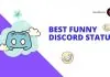 funny discord status