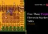 how many purple flowers in stardew valley