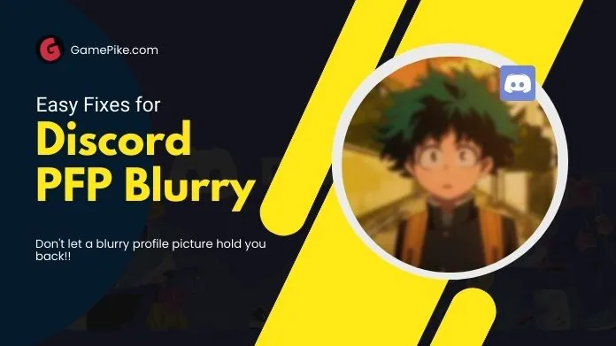 why is my discord pfp blurry