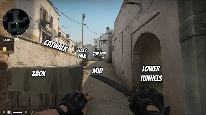 csgo callouts dust 2