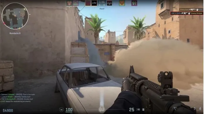 best grenade spots dust 2