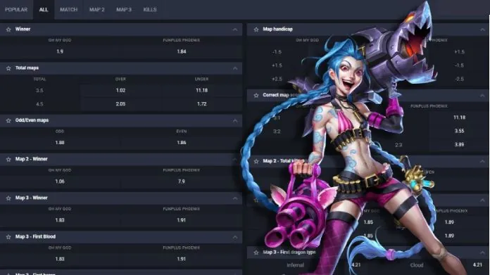 league of legends betting