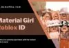 material girl roblox id