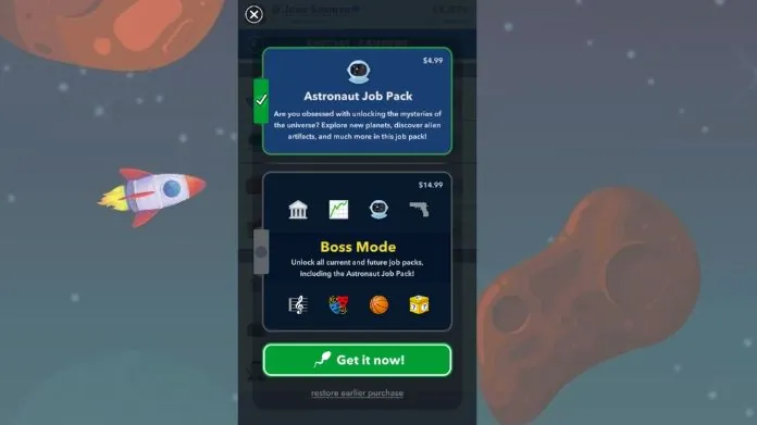 astronaut in bitlife